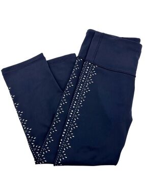 GapFit Leggings Women's Small Capri Cropped Navy White